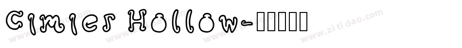 Cimier Hollow字体转换